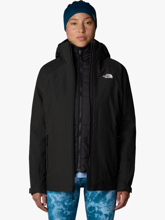 

Куртка с капюшоном inlux triclimate The North Face, цвет Black Heather/Black