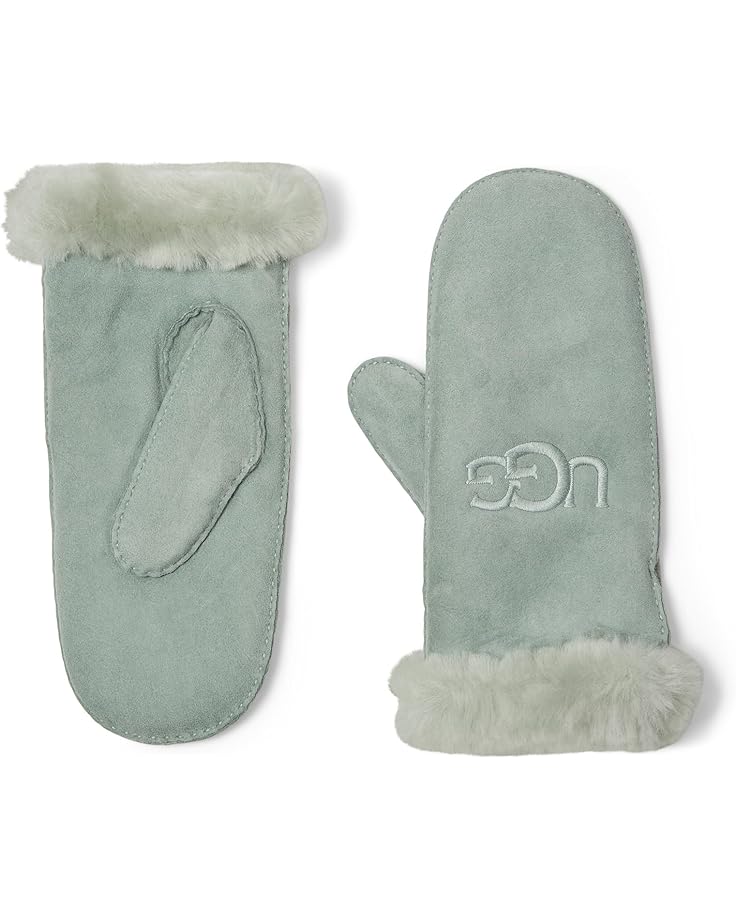 

Женские перчатки UGG Sheepskin Embroider Mitten, Grey Mist