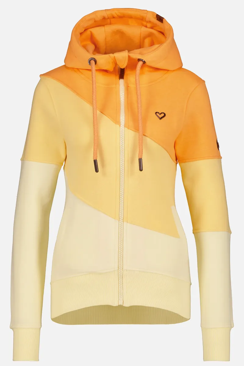 

Толстовка с капюшоном Alife & Kickin "SteffiAK A Hooded Sweatjacket Women", цвет Butter Melange