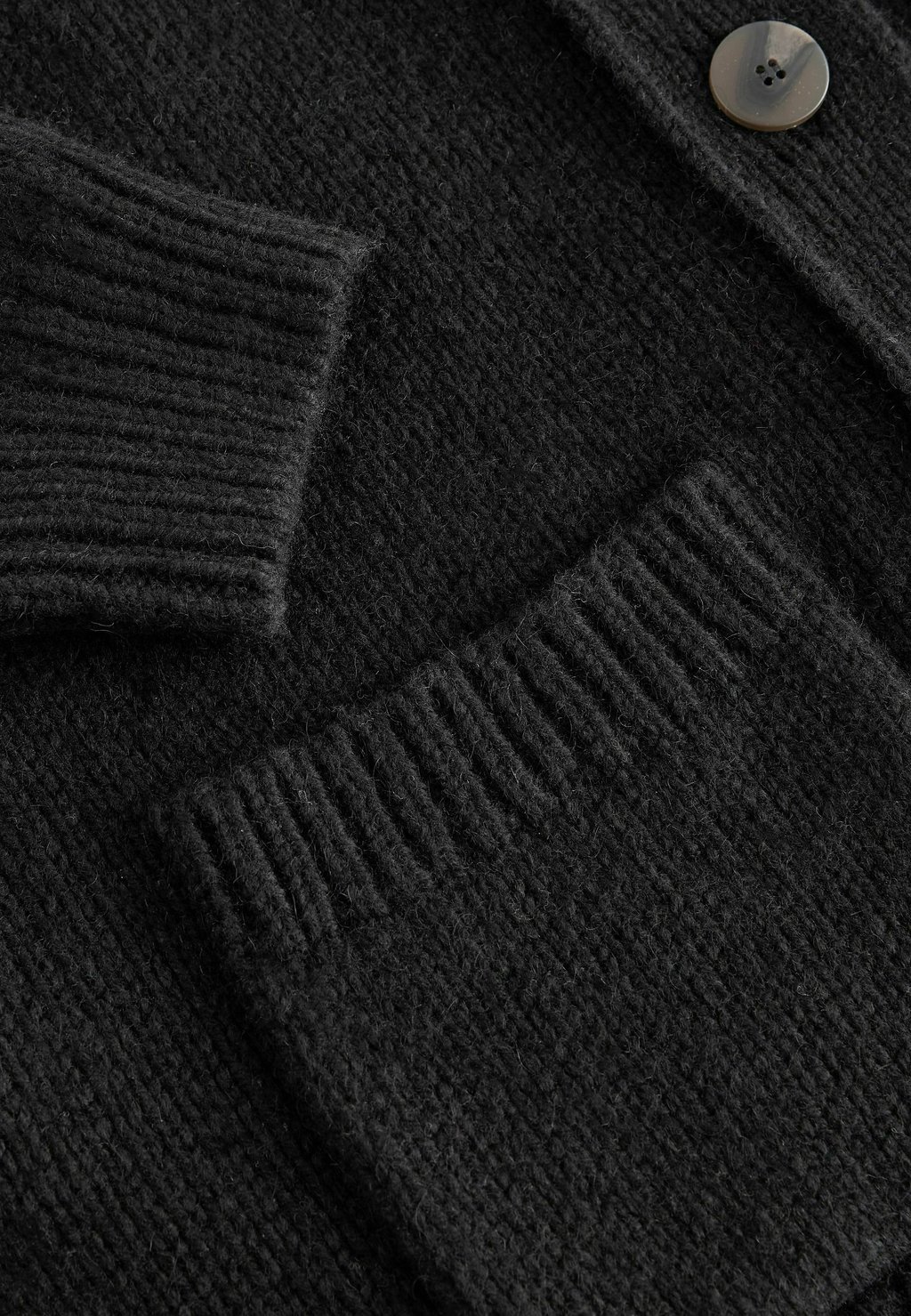 

Кардиган SOFT TOUCH POCKET FRONT BUTTON REGULAR FIT Next, черный
