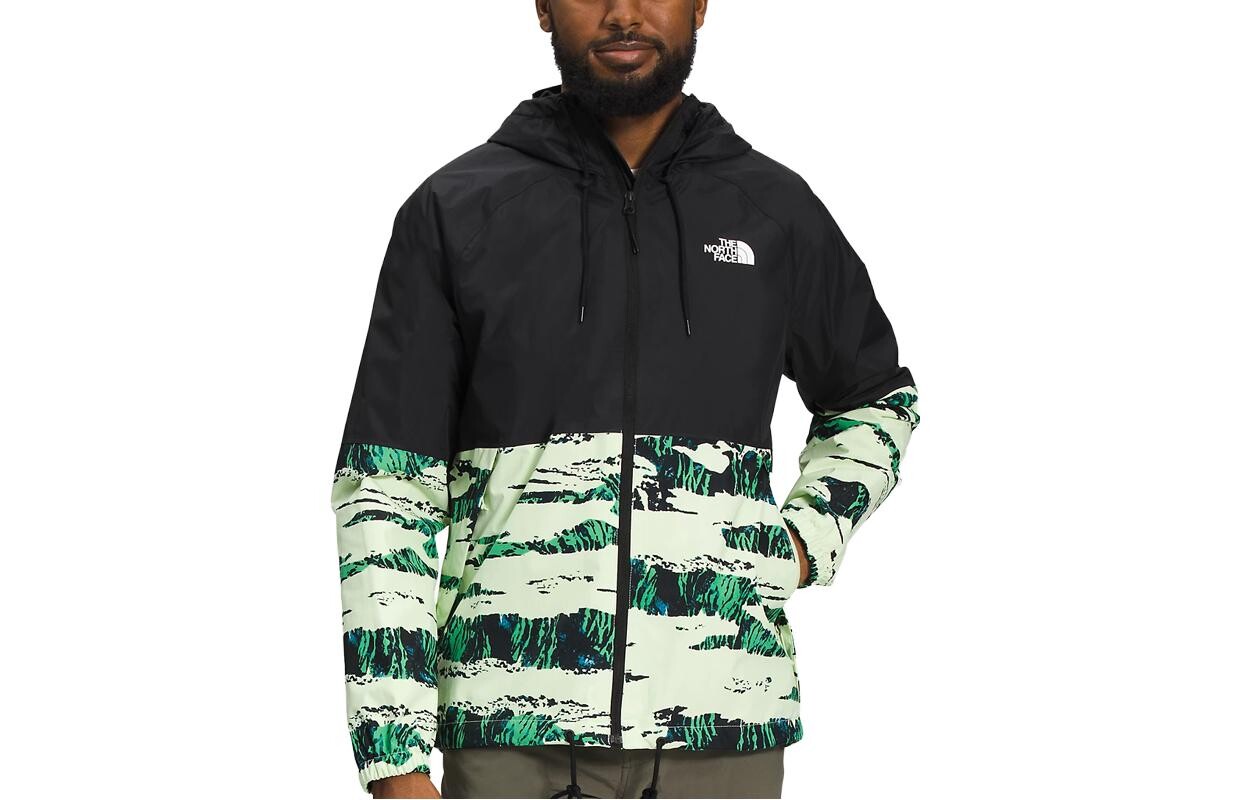 

Куртка мужская зеленая/черная The North Face, зеленый/черный