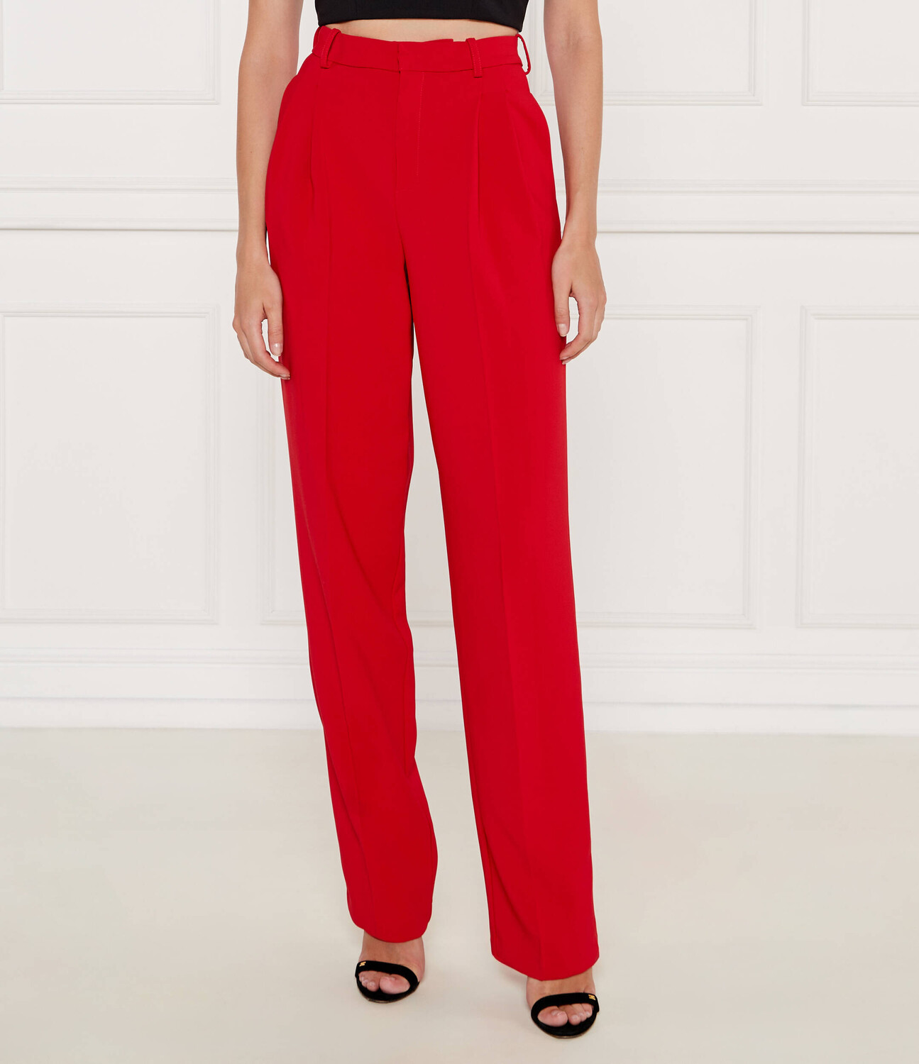 

Брюки Elisabetta Franchi Regular Fit, красный