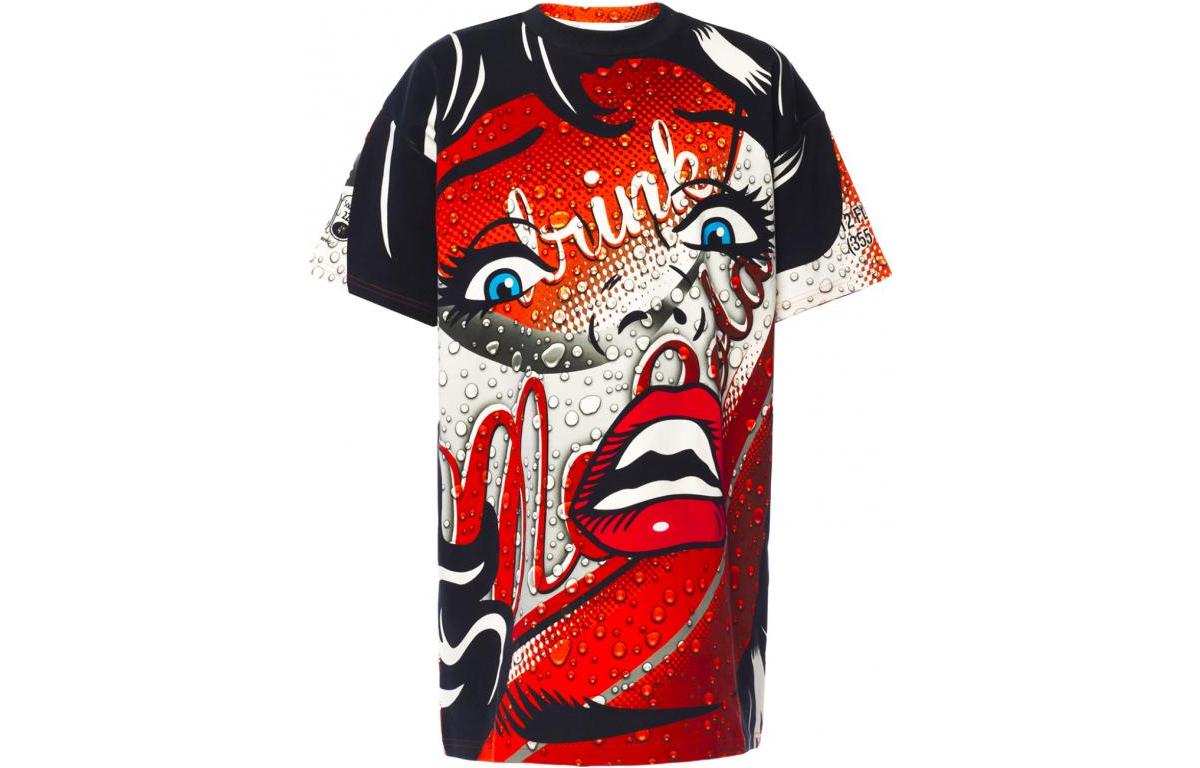 

Платье-футболка Coca Cola MOSCHINO, мультиколор