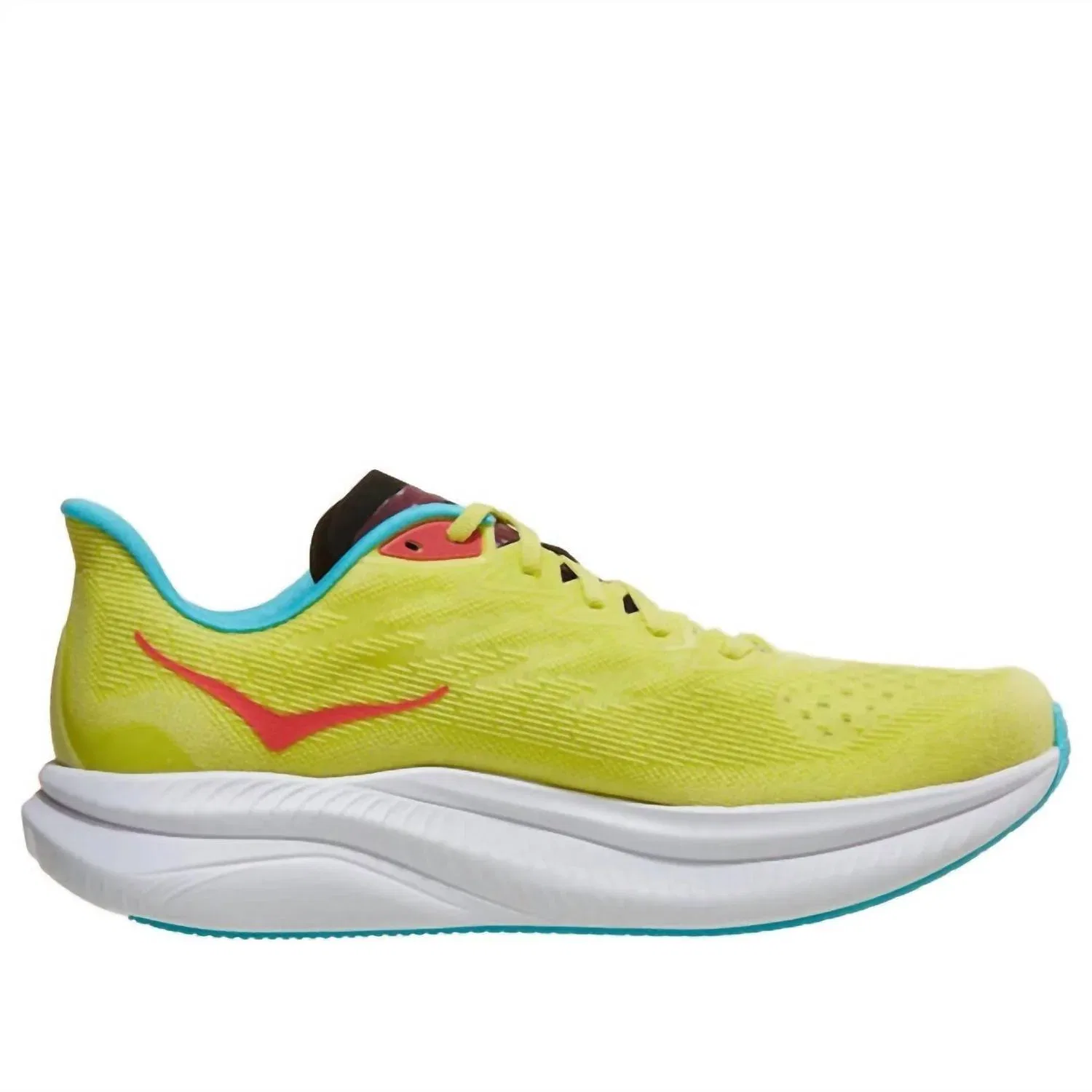 Hoka Мужские беговые кроссовки Mach 6 в цвете Yuzu / Celio Blue — фото 2