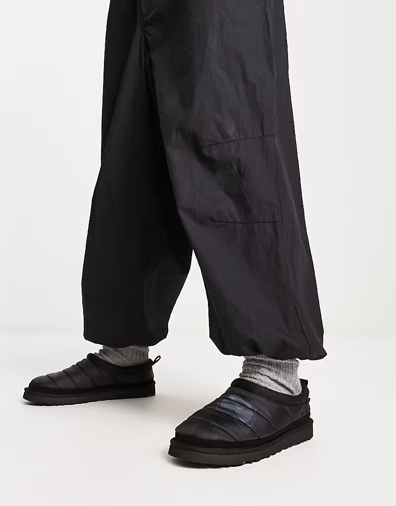 

Тапочки Ugg Tasman Lta Cali topo черного стеганого камуфляжа
