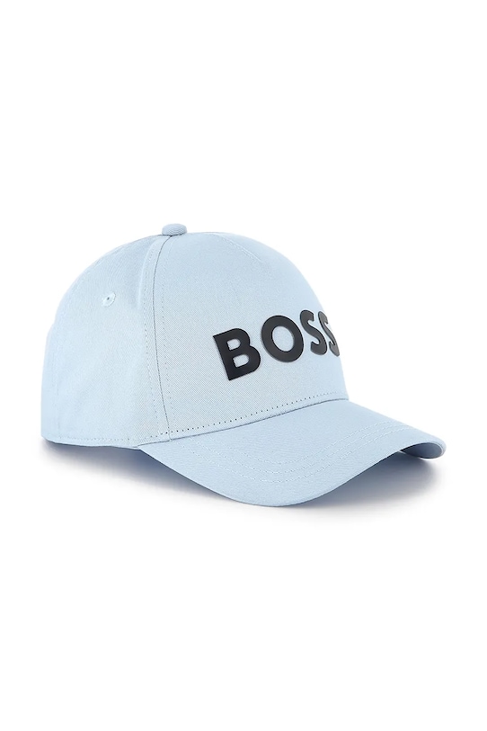 

Детская хлопковая кепка с козырьком Boss, синий