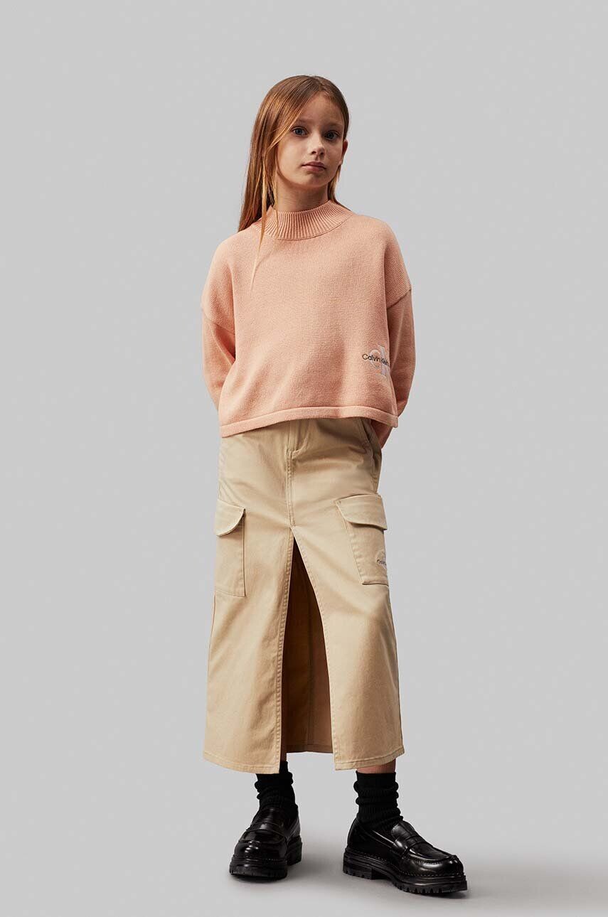

Юбка для девочки Calvin Klein Jeans, бежевый