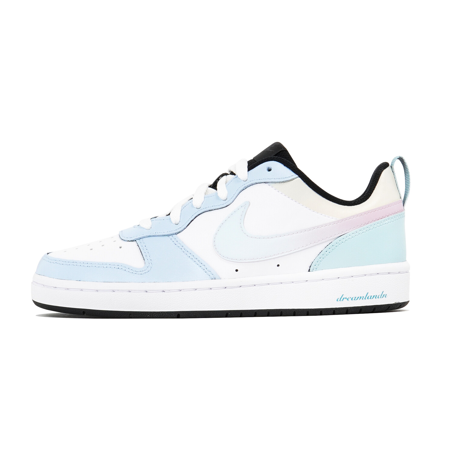 

Кроссовки Nike Court Borough Skateboard Shoes Women's Low-Top White Pink, Розовый, Кроссовки Nike Court Borough Skateboard Shoes Women's Low-Top White Pink