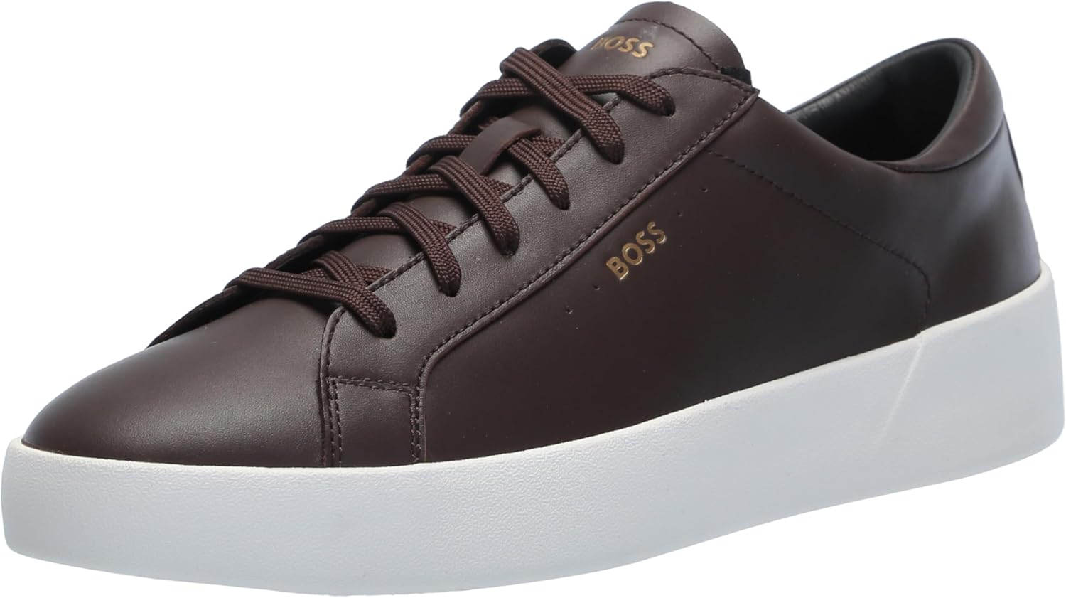 

BOSS мужские кроссовки Belwar Smooth Leather Low Top, Burgundy Plum