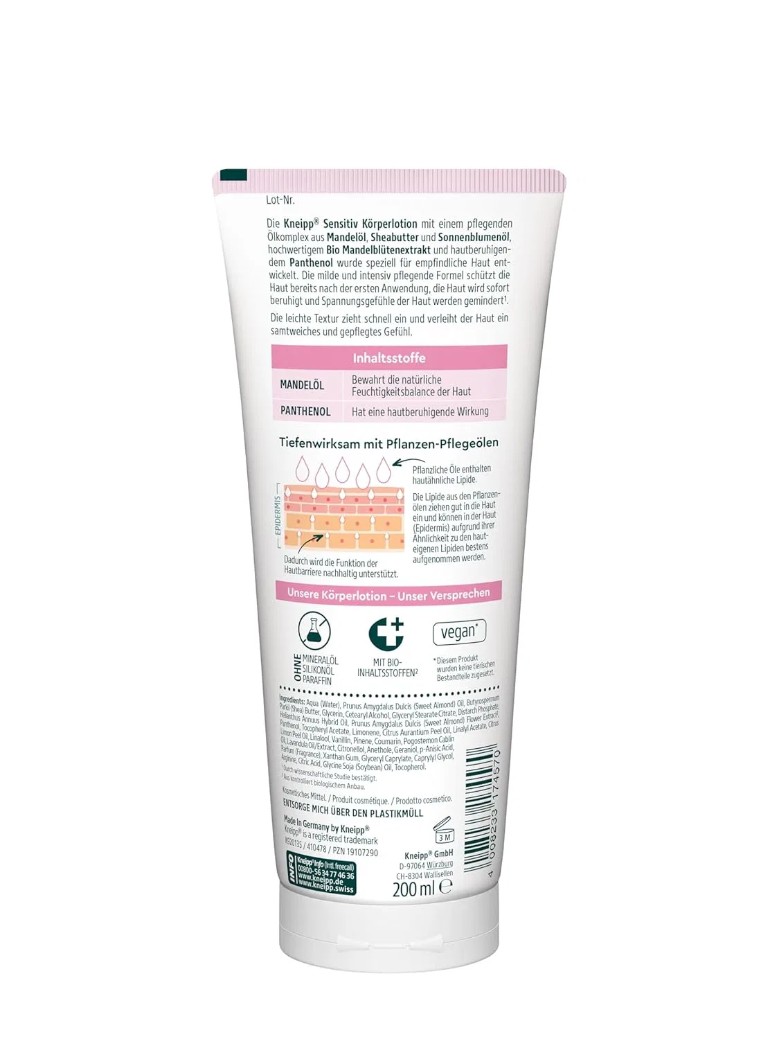 Лосьон для тела «Sensitive» от Kneipp, 200 мл Kneipp, Multicoloured — фото 2