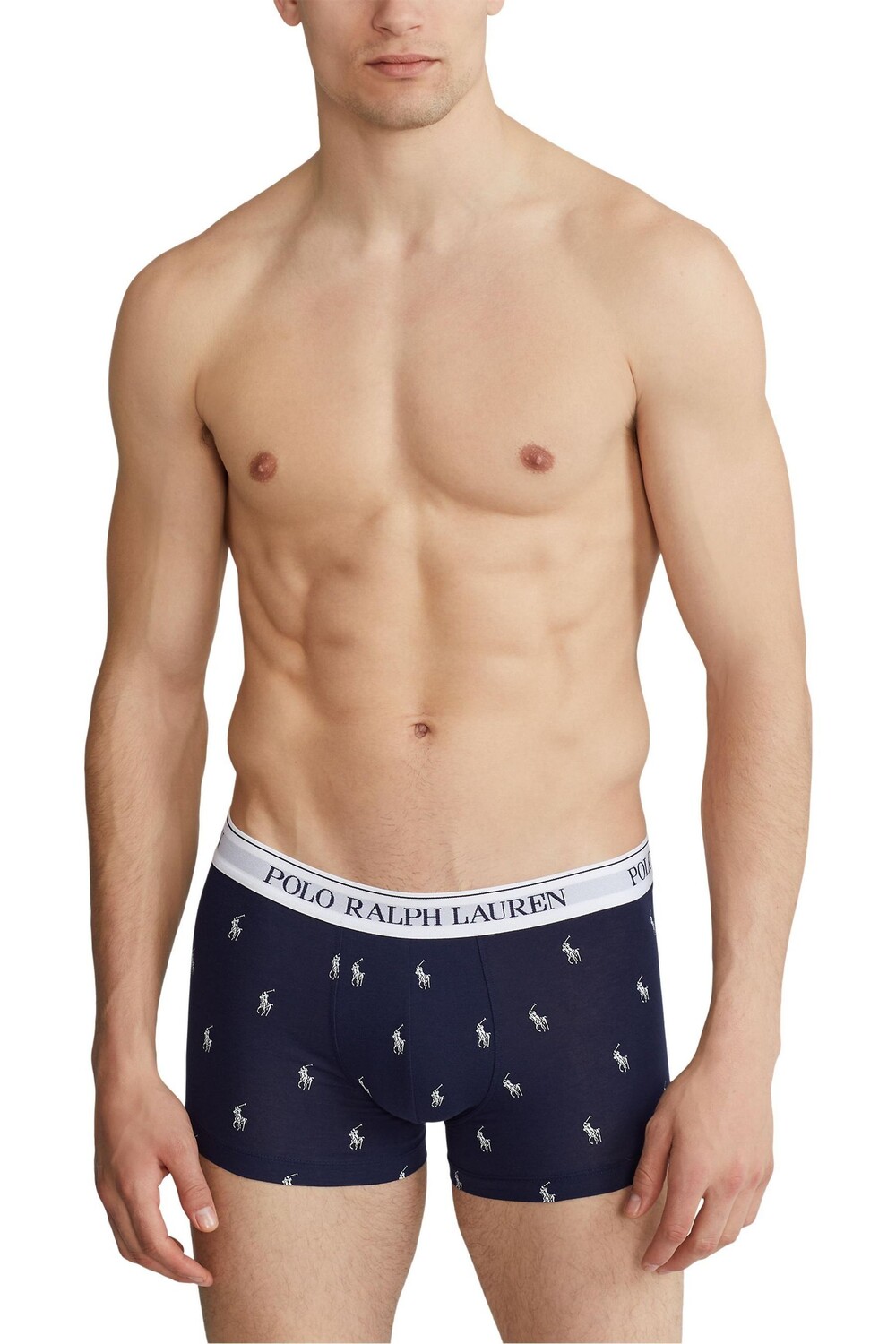 Комплект из 3 пар боксеров из хлопка стрейч с логотипом Polo Ralph Lauren, синий — фото 3