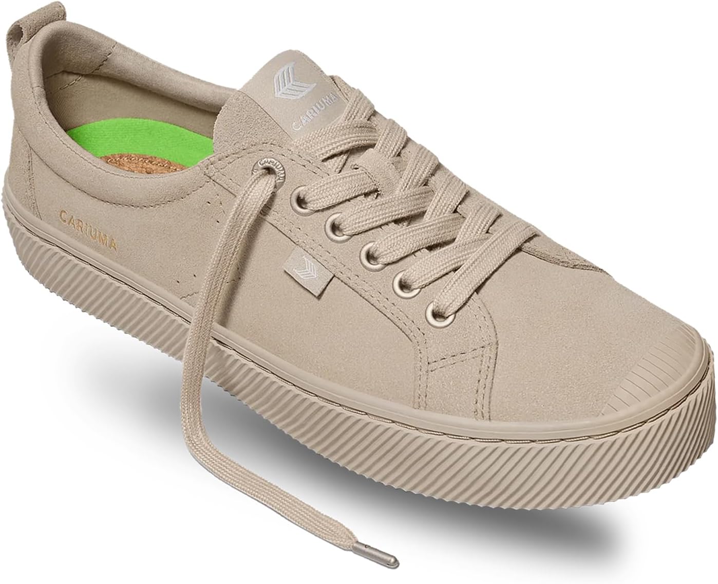 

Кроссовки Cariuma OCA Low из замши, удобная обувь для мужчин, легкие и экологичные, повседневные туфли с 100 веганскими стельками, резиновая подошва, All Sand