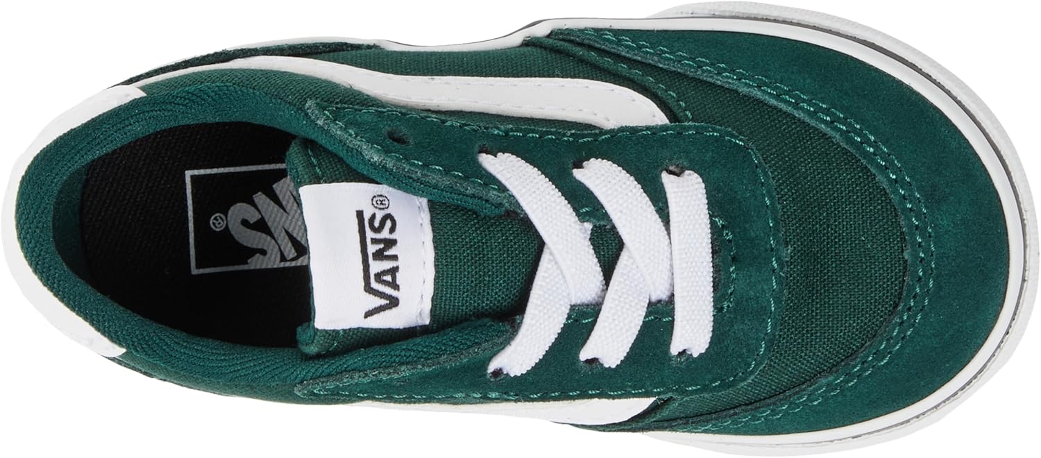 Vans Baby-Boys Brooklyn Slip-on, Suede/Canvas Emerald — фото 3