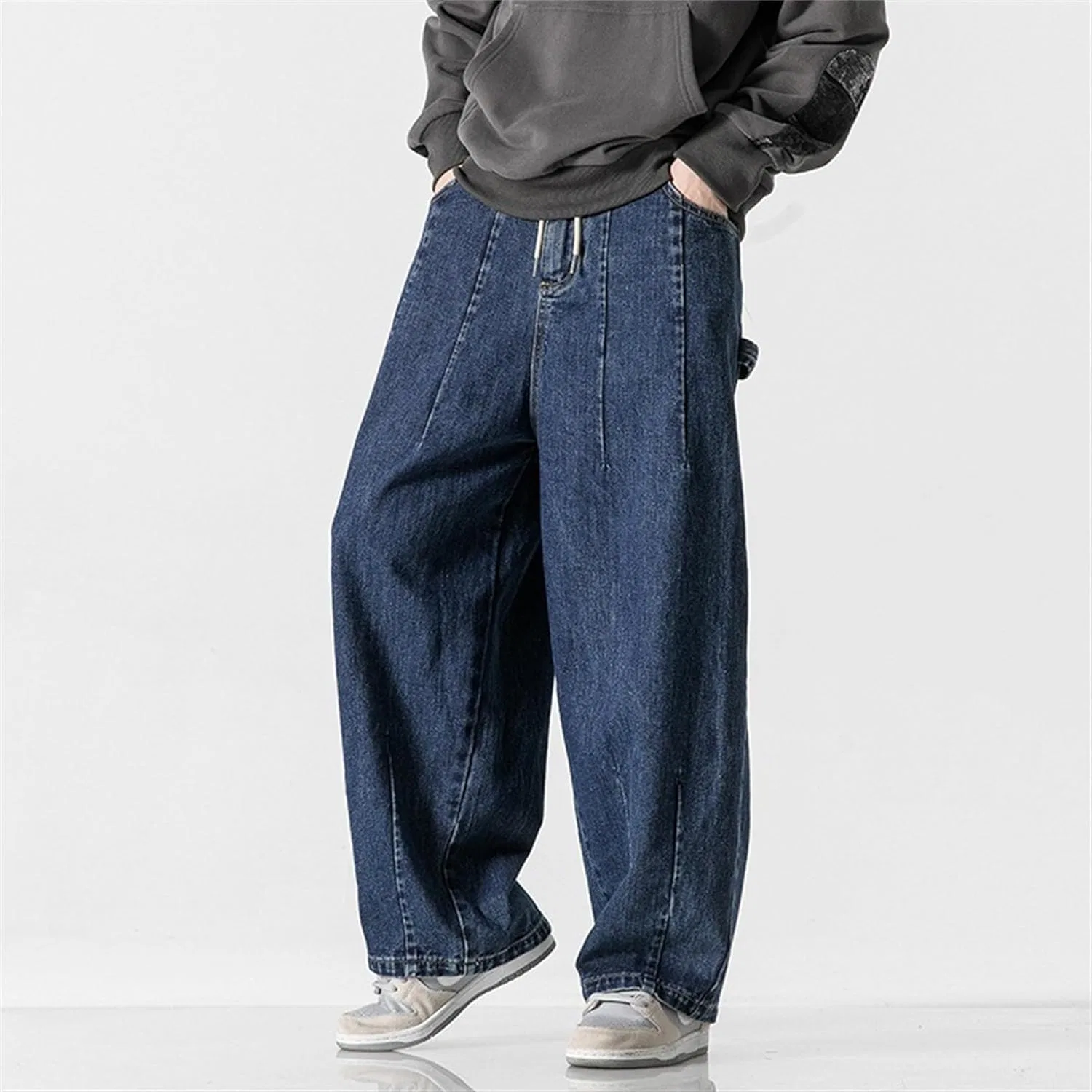 Джинсы свободные Baggy Jeans, Blue — фото 2