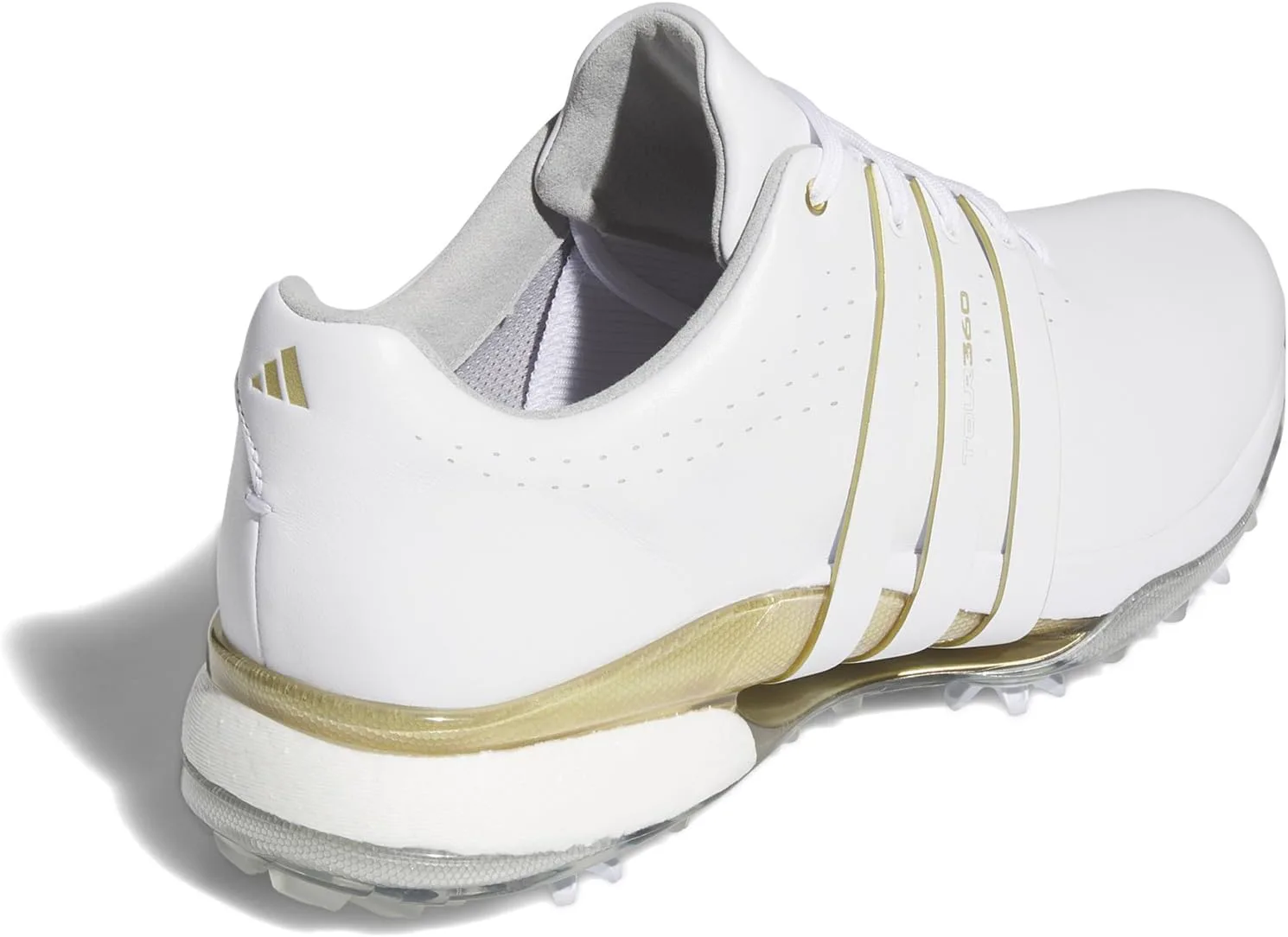 Мужские гольф-туфли Adidas Tour360 24, белый/металлик — фото 2