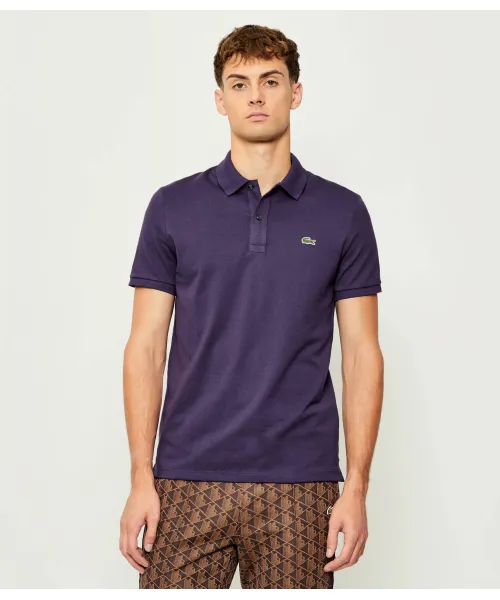 

Футболка поло Slim fit Lacoste, фиолетовый