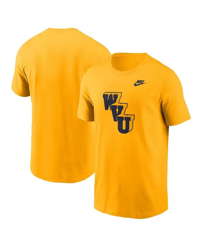 

Футболка мужская золотая West Virginia Mountaineers Legacy с альтернативным логотипом Nike