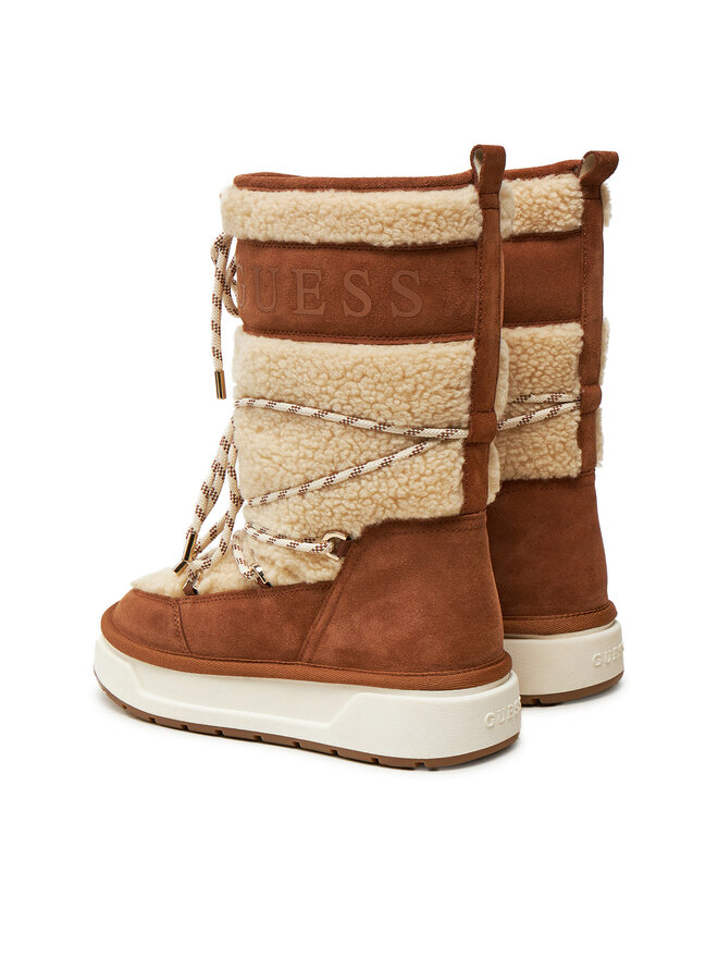 Зимние ботинки Guess Botas de nieve Undela2 FLFUN2 FUR11, бежевый — фото 3