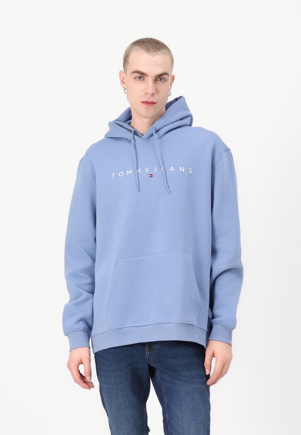

Толстовка с капюшоном LINEAR LOGO HOODIE Tommy Jeans, синий