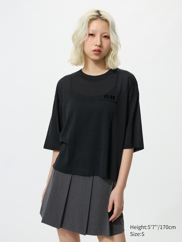 

Футболка UT Babymonster Uniqlo, 09 black, Черный, Футболка UT Babymonster Uniqlo, 09 black