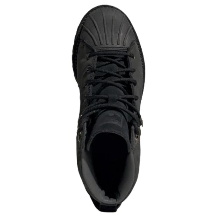 SUPERSTAR Водонепроницаемые короткие уличные ботинки мужские Adidas Originals, черный — фото 3