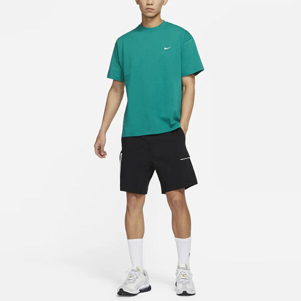 Футболка lab solo swoosh basic sports с коротким рукавом Nike, зеленый — фото 3