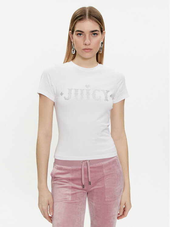 

Футболка узкого кроя Juicy Couture, белый