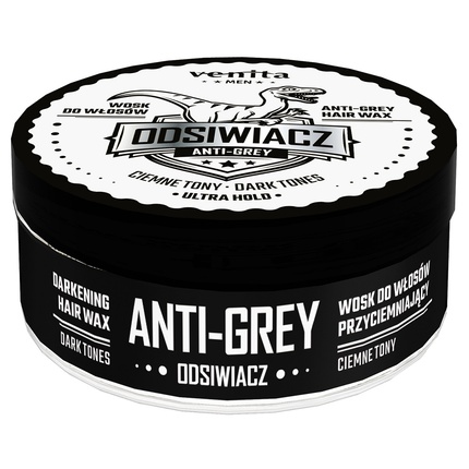 

Восковой гель для седины Men Wax Grey Reducer, темные тона, 75 г Venita