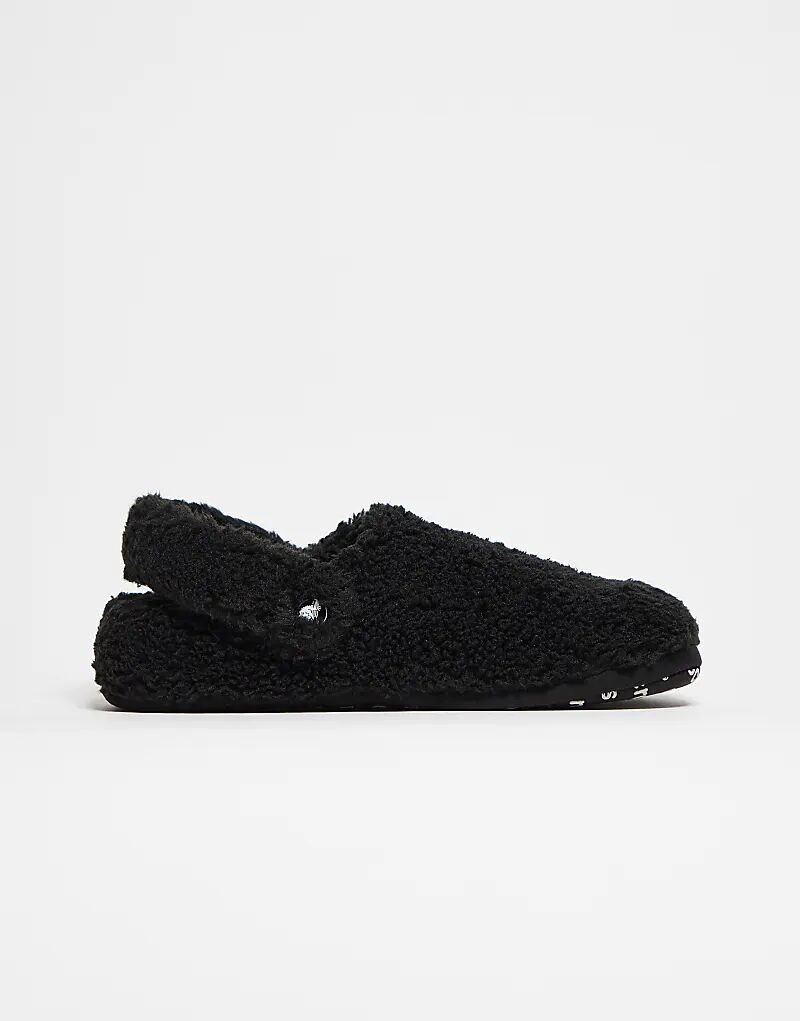 Тапочки Crocs Unisex Classic Cozzy черного цвета