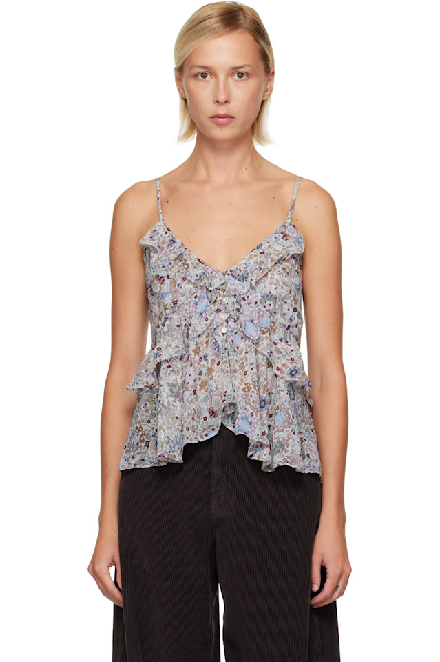 

Isabel Marant Etoile Разноцветный топ бриара