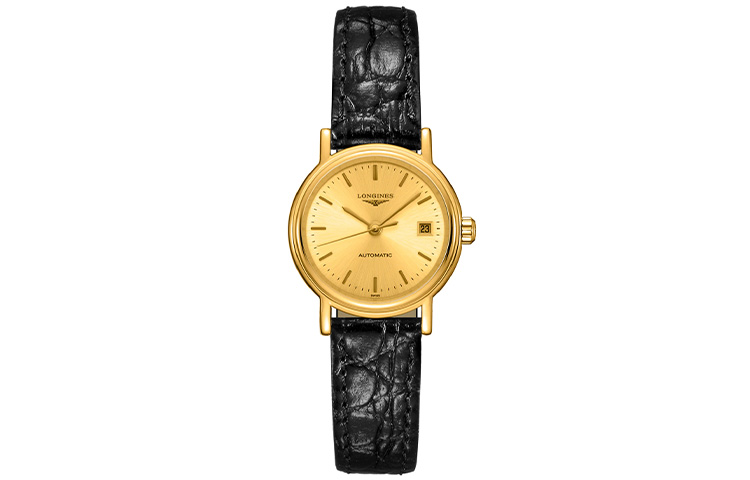 

LONGINES Часы Presence L4.321.2.32.2, Gold Dial