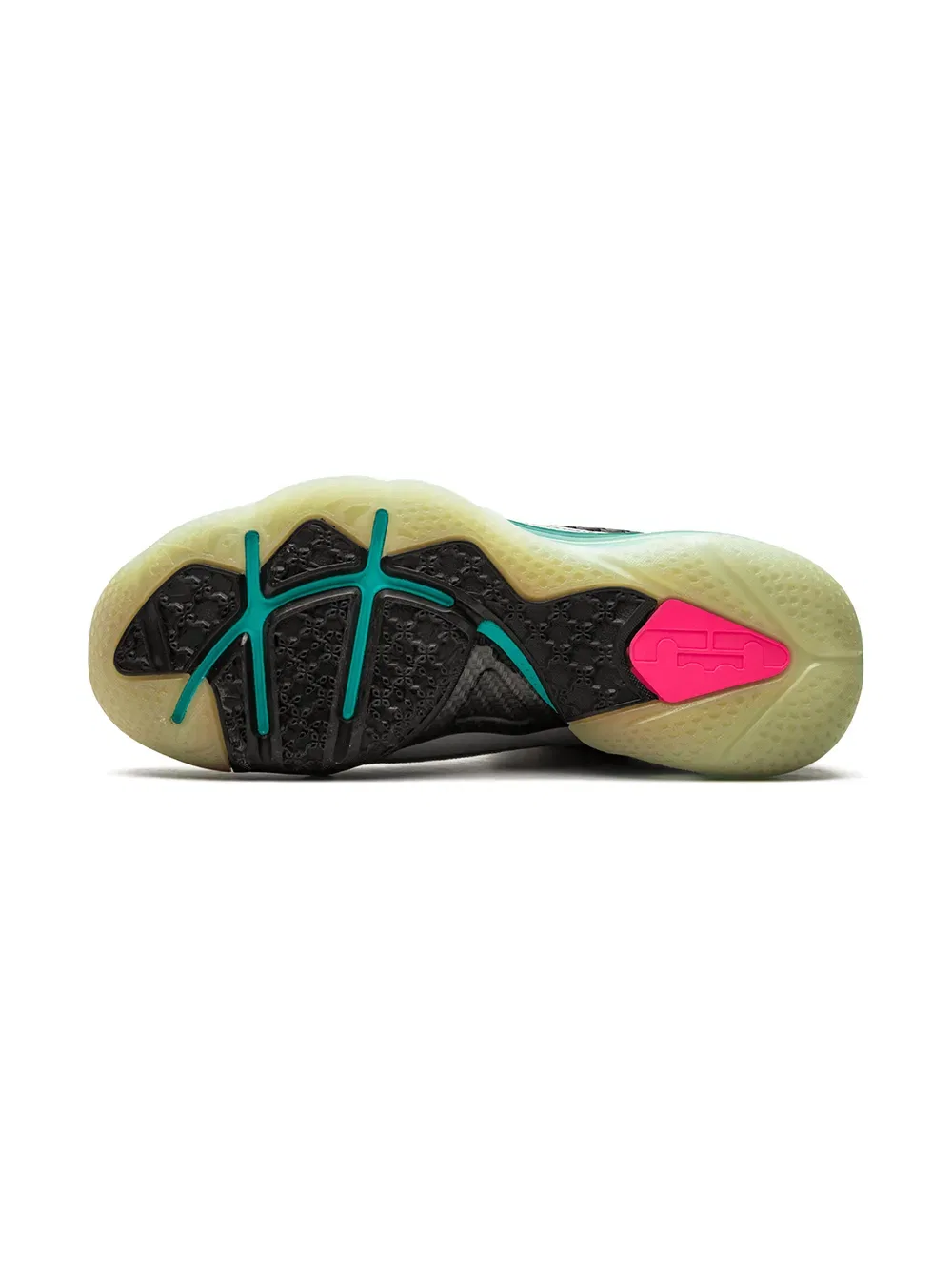 Кроссовки Lebron 9 "South Beach" Nike Kids, серый — фото 4
