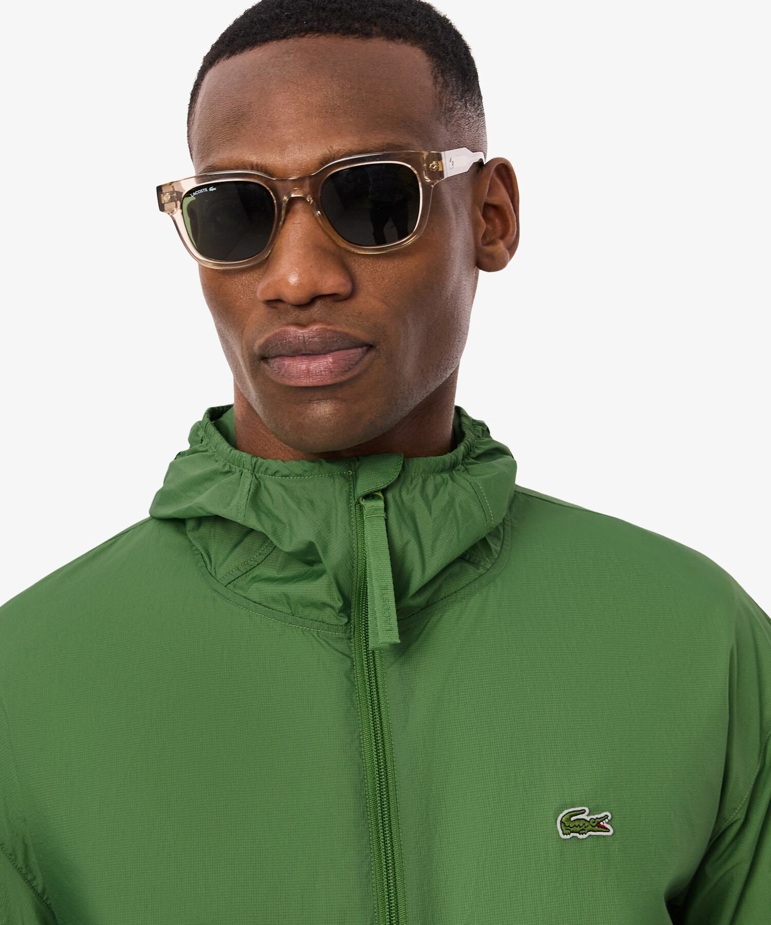 Легкая, водоотталкивающая, моющаяся, компактная куртка LACOSTE, Light green — фото 2