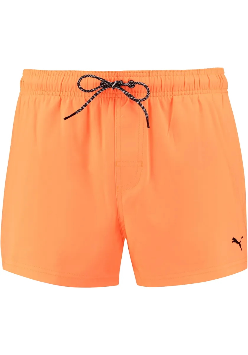 

Шорты для плавания PUMA на эластичных шнурах, цвет Orange