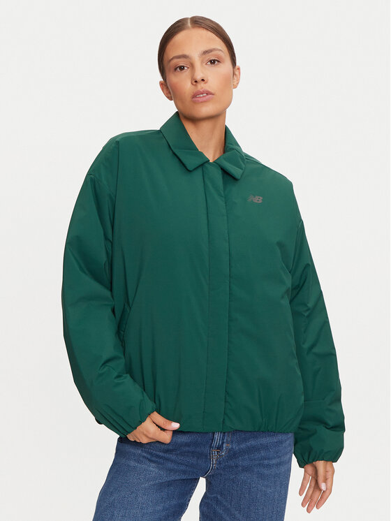 

Демисезонная куртка oversize WJ43506 New Balance, зеленый