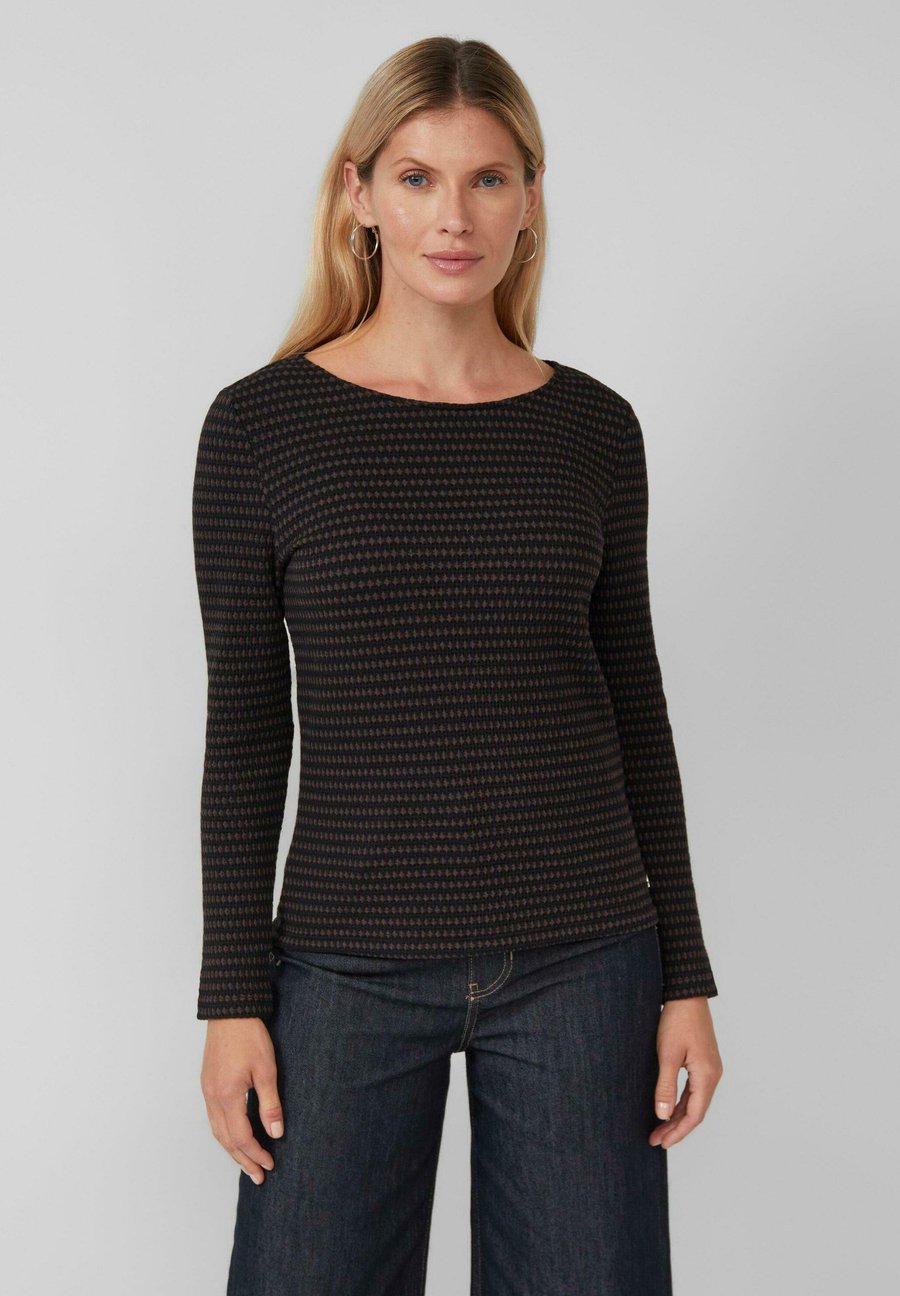 

Топ s.Oliver Long sleeved top, Dunkelbraun/Brown