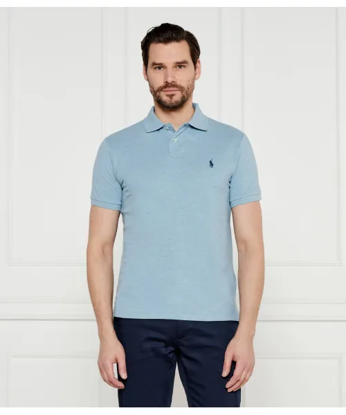 

Футболка поло Slim fit Polo Ralph Lauren, синий