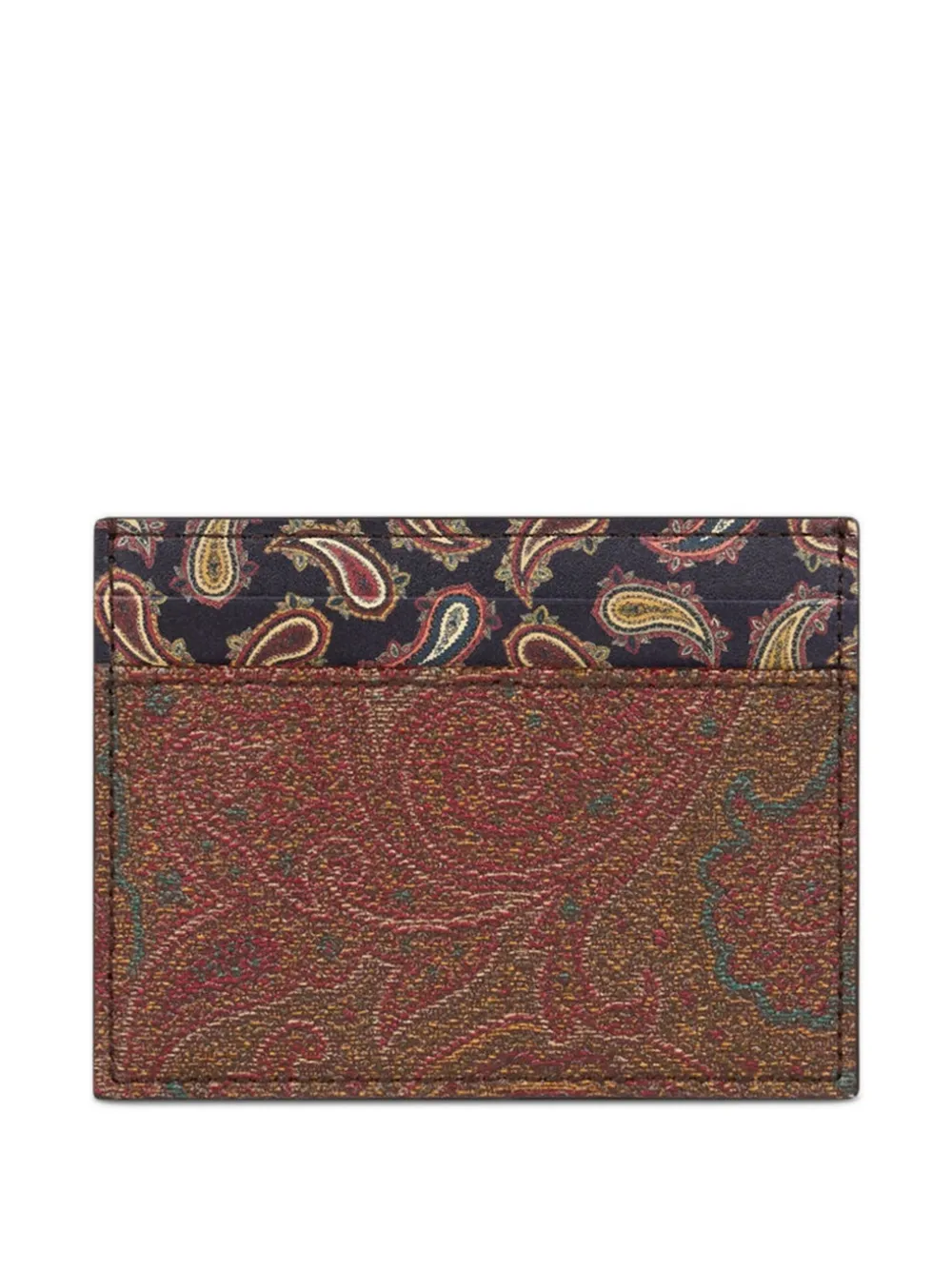 

Кардхолдер пейсли ETRO, коричневый