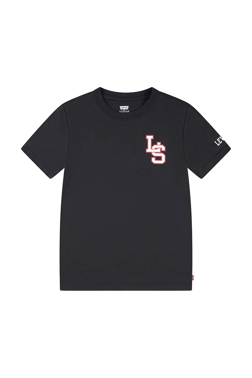 

Футболка детская из хлопка с монограммой "LS" Levi'S, черный
