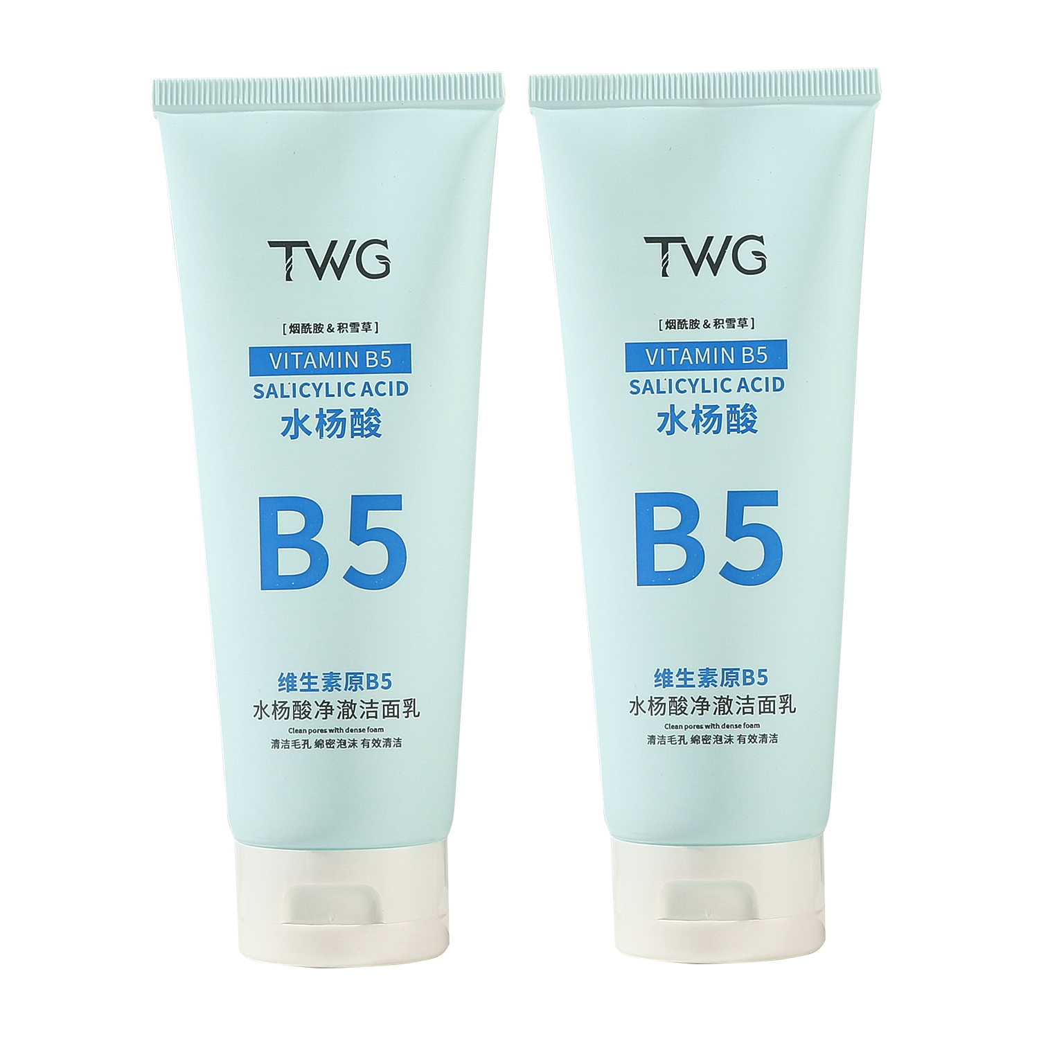 

Очищающее средство с витамином B5 и салициловой кислотой успокаивающее, увлажняющее, контролирующее жирность и очищающее 100г TWG