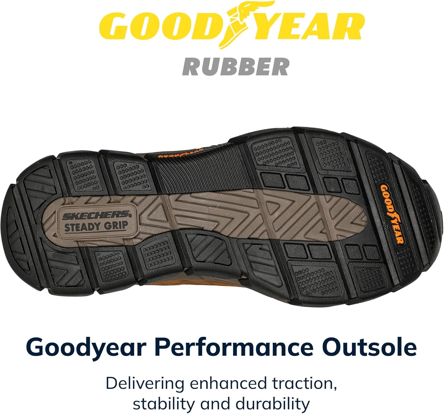 Мужские кроссовки Skechers Respected-Boswell с кожаным верхом и мокой — фото 2