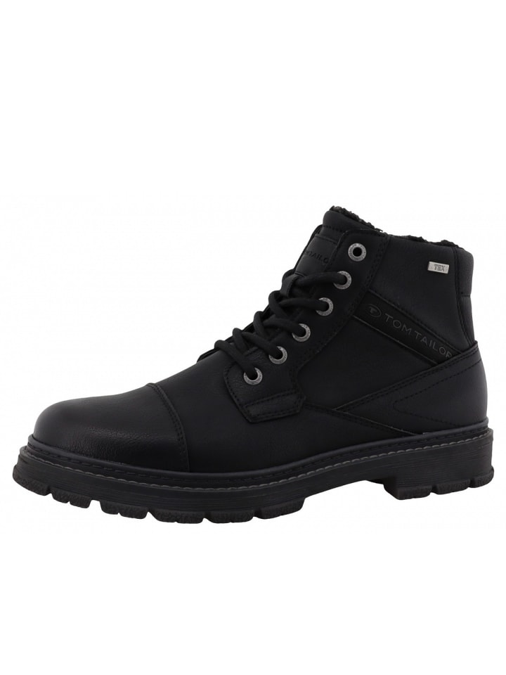 

Сапоги Tom Tailor Schnürstiefel, черный