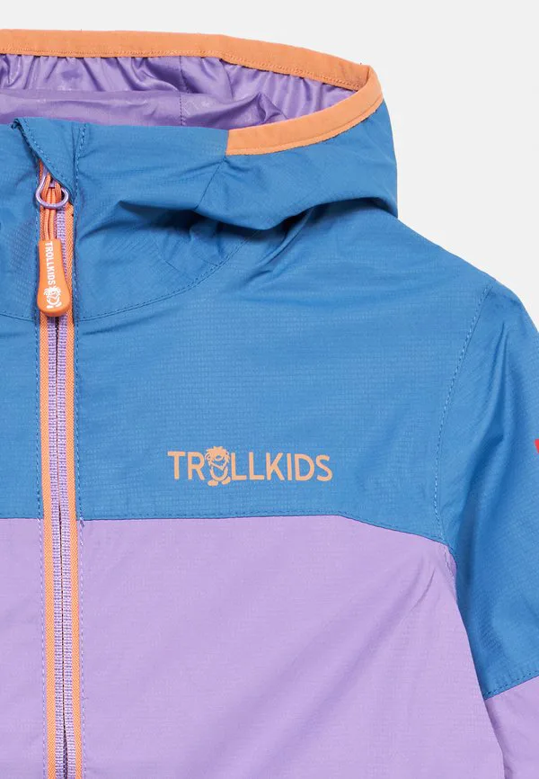 Водонепроницаемая куртка унисекс bjordal Trollkids, Cornflower/Violet Sorbet — фото 4