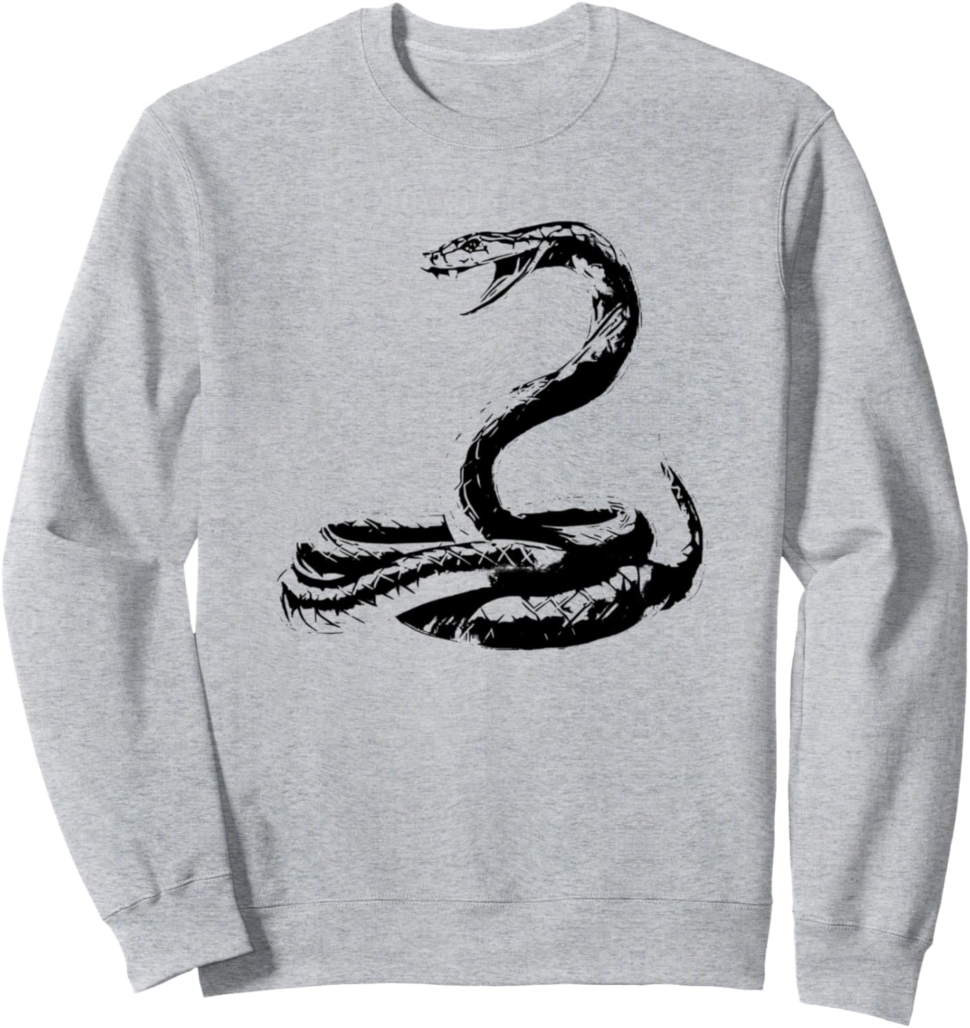 

Толстовка с изображением кобры, ядовитой змеи, террариума, красочного дизайна рептилии Cobra | Snake Reptile Animal Gift For Christmas Or Birthday, серый