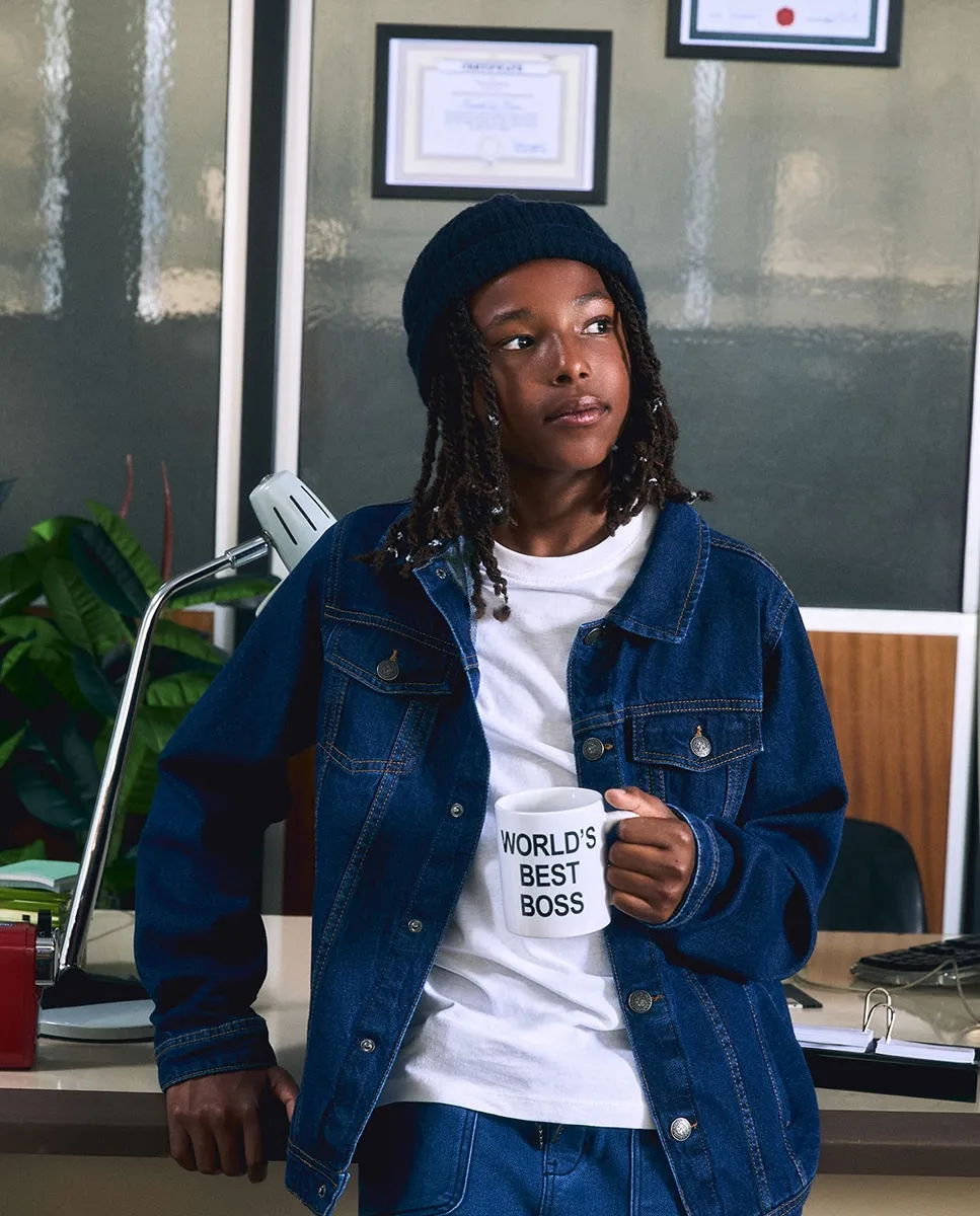 

Спортивный деним Sfera, темно-синий