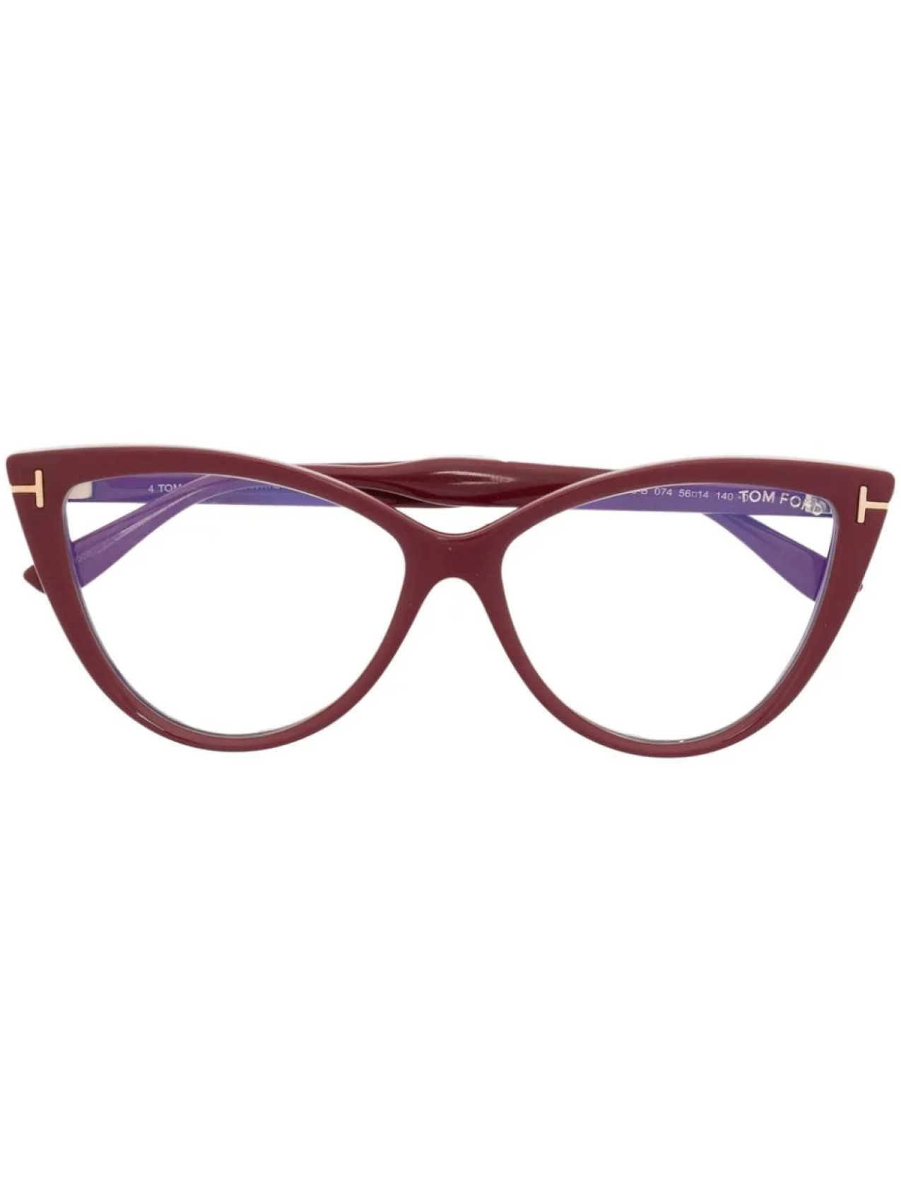 

TOM FORD Eyewear очки в оправе 'кошачий глаз', красный
