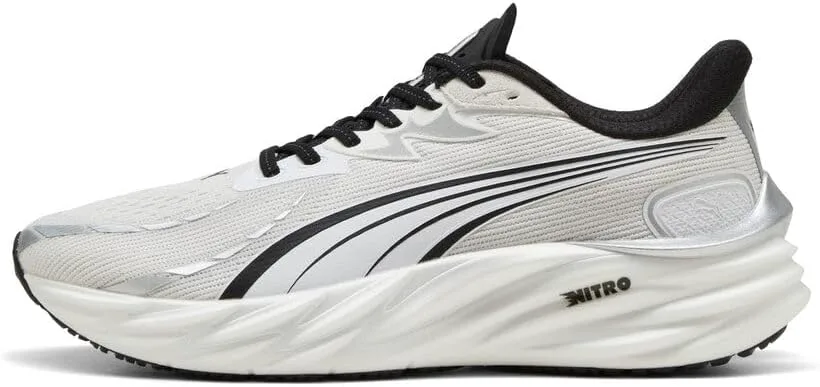 Мужские беговые кроссовки Puma Velocity Nitro, белый/черный — фото 4