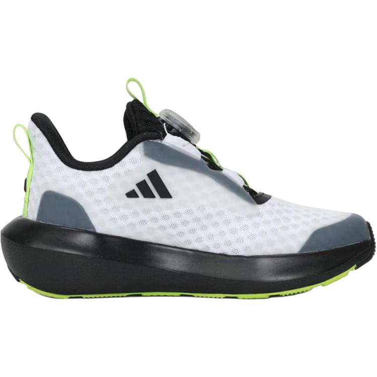 Детские кроссовки FORTARUN 3.0 с низким верхом, устойчивые к истиранию Adidas, белый/черный — фото 2