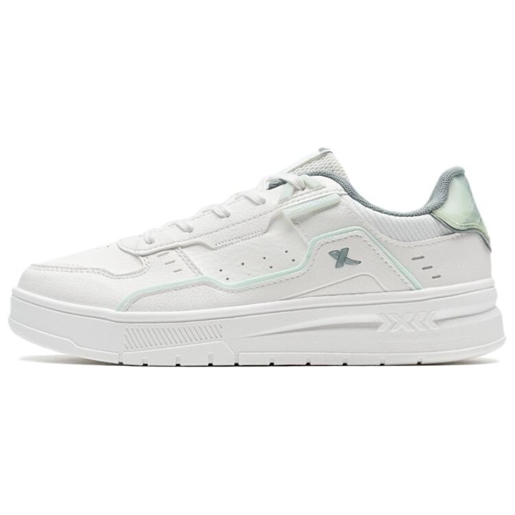 

Кроссовки XTEP Skateboarding Shoes Women's Low-top Sail White/cat"s Eye Gray, белый