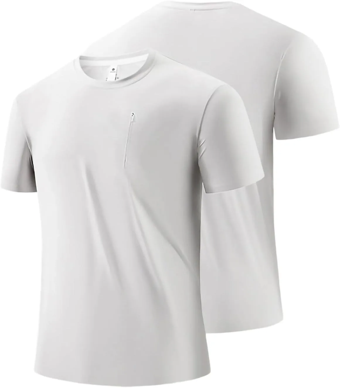 

Мужская футболка с коротким рукавом и круглым вырезом, летняя, бесшовная, дышащая